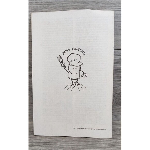 Wood Siding Painting Home & Garden Bulletin 203 USDA Brochure Guide 1973 - Picture 2 of 6